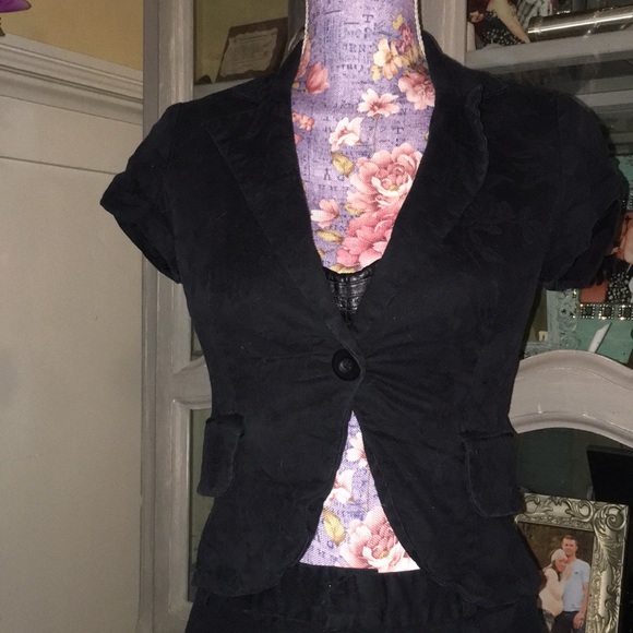 Rampage Black Skirt Set Junior Y2K VTG sz S/1